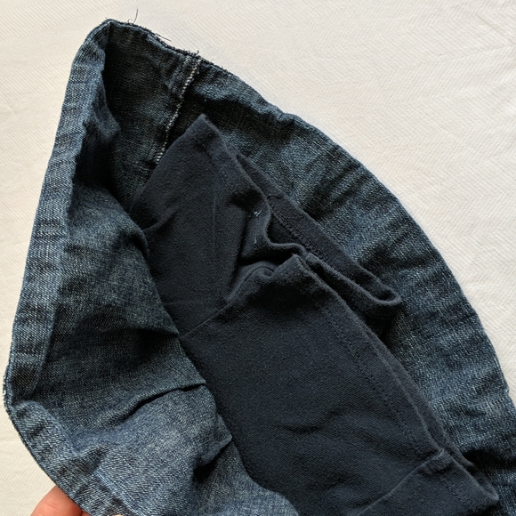 vintage old navy pleated dark wash denim skort 18-24 months baby girl - Picture 5 of 6